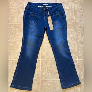 Blue Savvy button fly Bubba Flarex denim jeans NWT